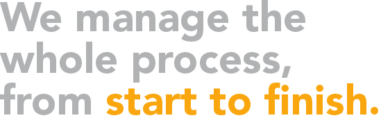 Visual Aspect manage the whole process, from start to finish